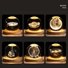 RGB Crystal Ball Night Light Table Lamp 3D Moon Planet Galaxy Decor for Home Table Lamp Party Toys for Kids Adult Xmas Gifts 3