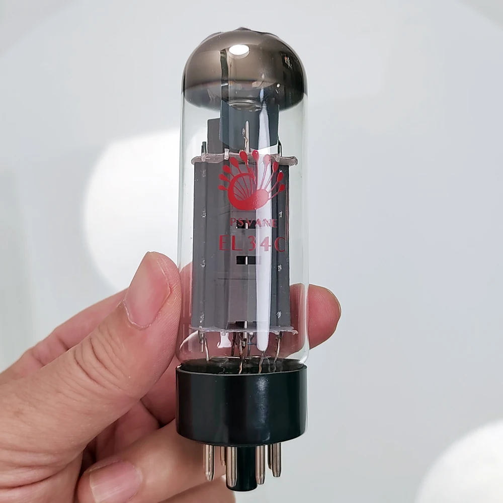 PSVANE EL34C VacuumTube Audio Valve Replaces 5881 6L6G 6CA7 KT77 EL34 Tube Amplifier HIFI Audio Amplifier Matched Quad 3