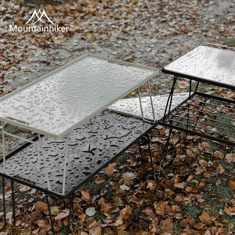 

Стальной сетчатый стол, стальная пластина из нержавеющей стали, быстрое и удобное для переноски, для кемпинга, барбекю, для пикника, многофункциональный