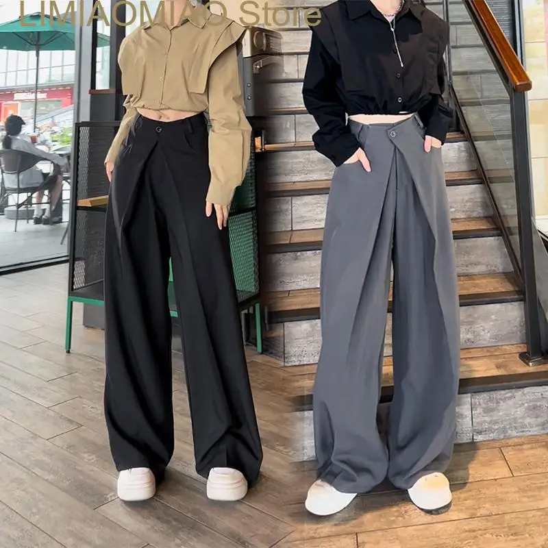 New vintage formal office Pants Women High Street Fashion Korean Style Casual Pants and trousers wholesale
