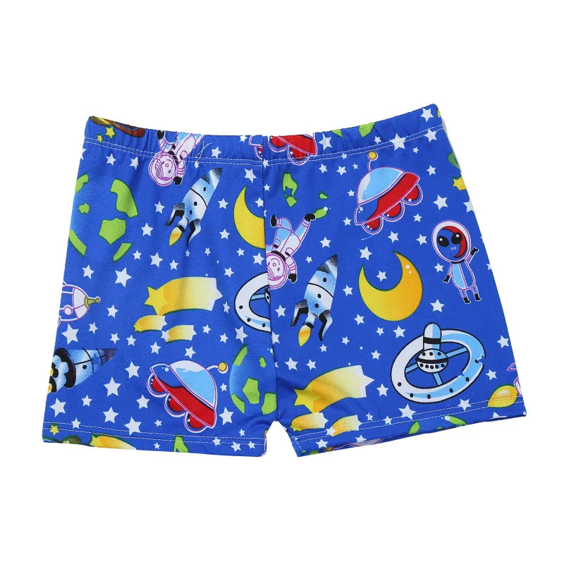Boys Swimming Trunks Cute Cartoon Baby Swimsuits Winter Baby Boys and Children's Flat Angle Hot Spring Swimming Trunks