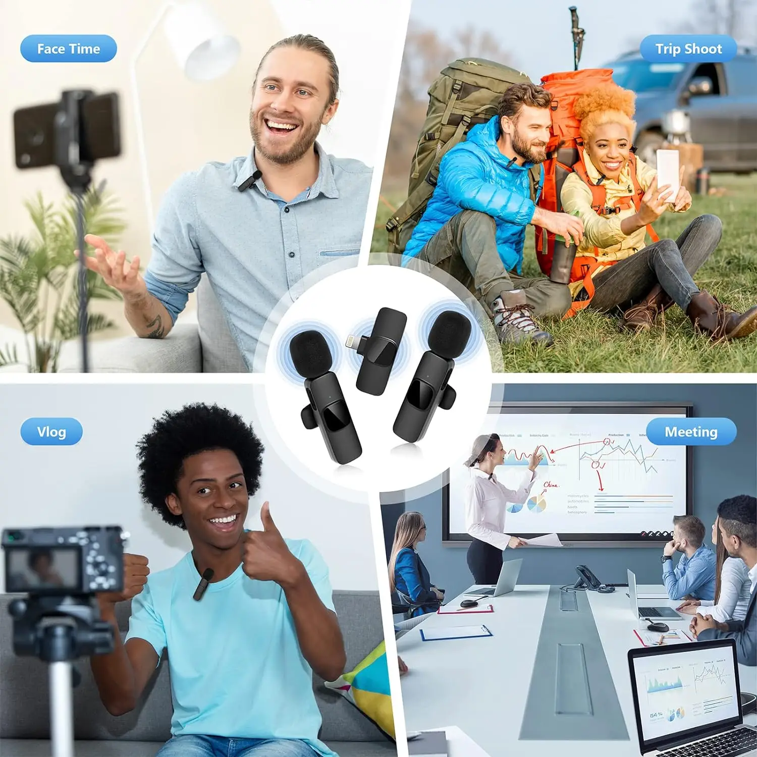 Type-C Wireless Lavalier Microphone for Recording and Streaming - Image 5