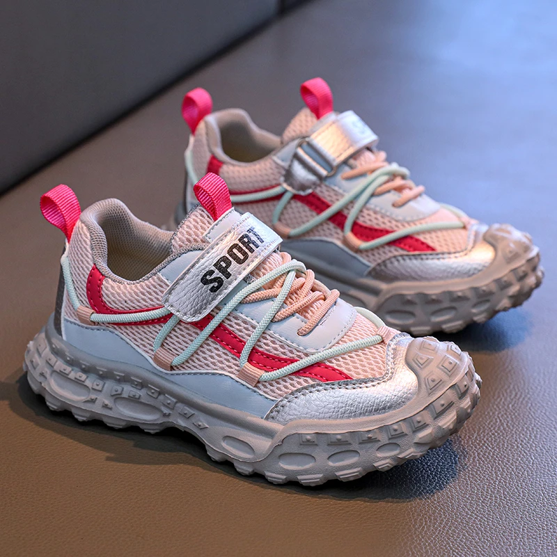 Girls Mesh Breathable Casual Basketball Shoes