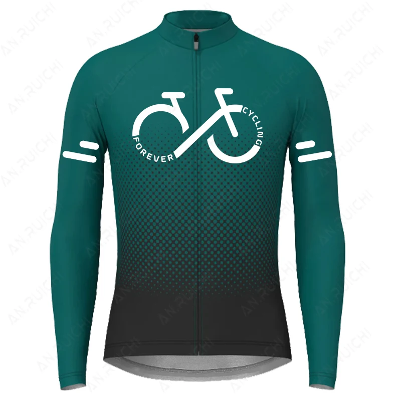 thumbnail image 1 of Camiseta de ciclismo de manga larga para hombre, de la serie Gradient Color, de verano 2023, para ciclismo de montaña, de secado rápido, para ciclismo de carretera, 1 of 5