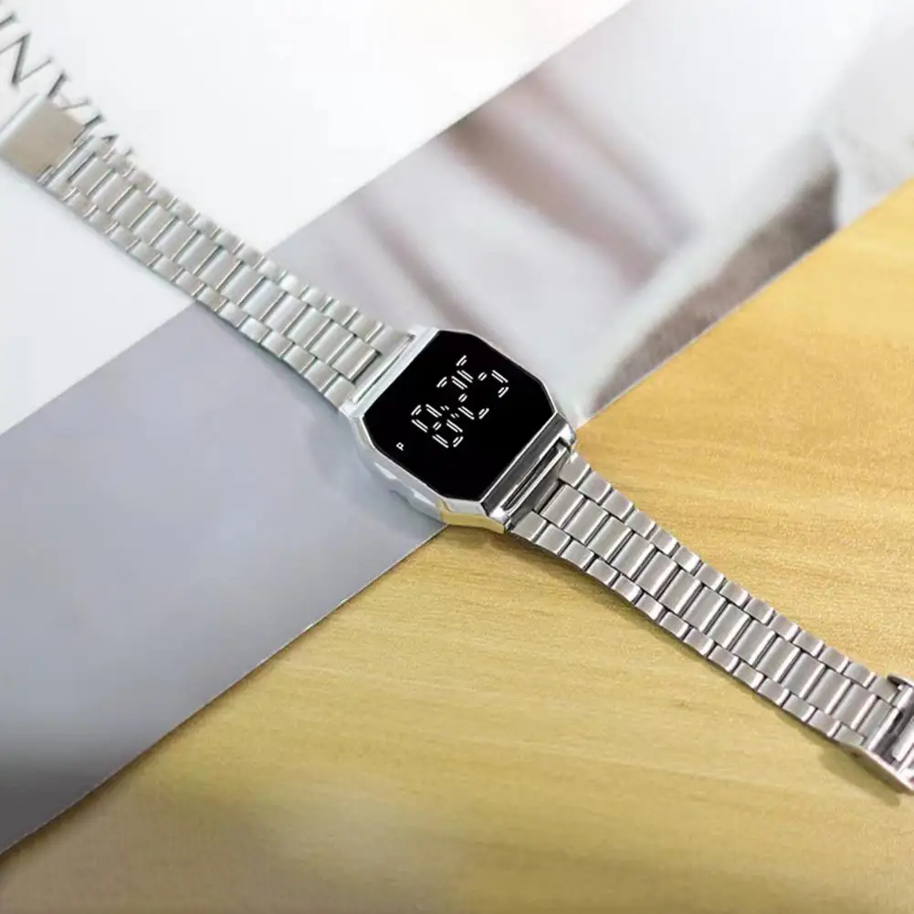 

Fashion Adults Watch Touchscreen Lightweight Male Female Electronic Watch Sweatproof Digital Watch Daily Wear