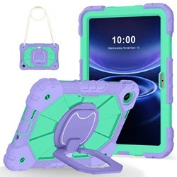 Custodia per Tablet Armor Heavy Duty Potenziata con Stand Rotante a 360° e Cinghia per Spalla per Dispositivi da 9,7 Pollici