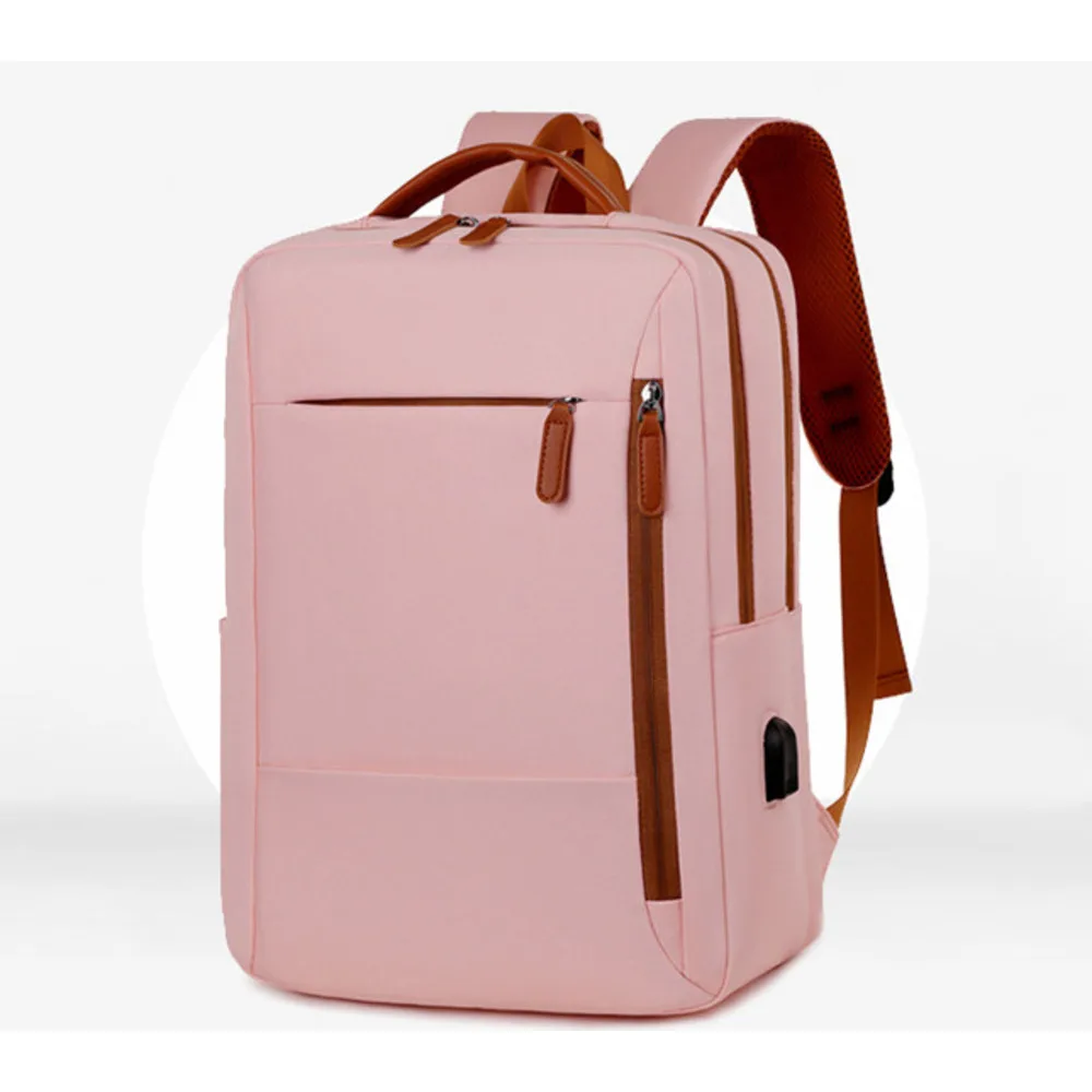 Grouss Kapazitéit Geschäftspendeltasch waasserdicht USB Computertasch, Mirad Faarf Rucksack, Rucksack_voghion.com