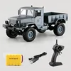 WiFi RC Truck 2.4Ghz 1/16 4WD Off-road RC Car with Front Light WiFi FPV 720P HD Camera Brushed Four-wheel Drive Truck RTR 4
