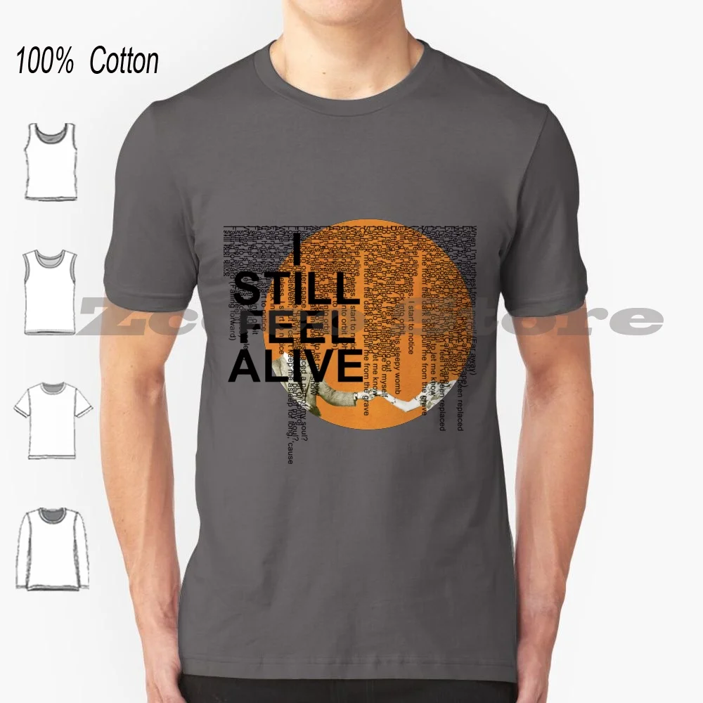 Metà? Maglietta Alive-Still Feel 100% Cotone Confortevole Alta Qualità Half Alive Band Half Radiation Half Life Nerd Bon