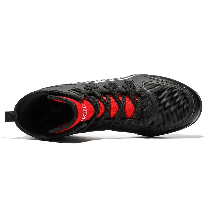 Wrestling shoes Fighting Free fighting shoes Long boots Men's and women's high top sneakers Professional fighting boxing