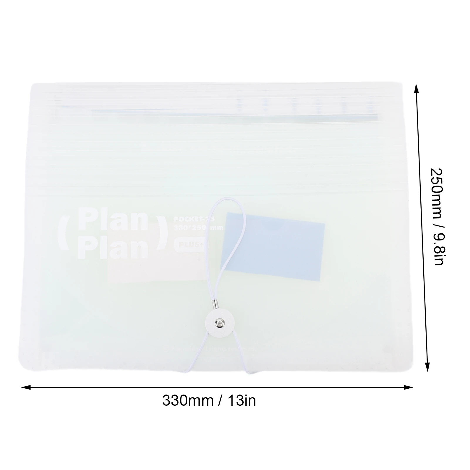 Accordion File Folder Bright Labels Stable Standing 25 Pockets Closed Bottom Document Organizer for A4 Paper Letter for Home