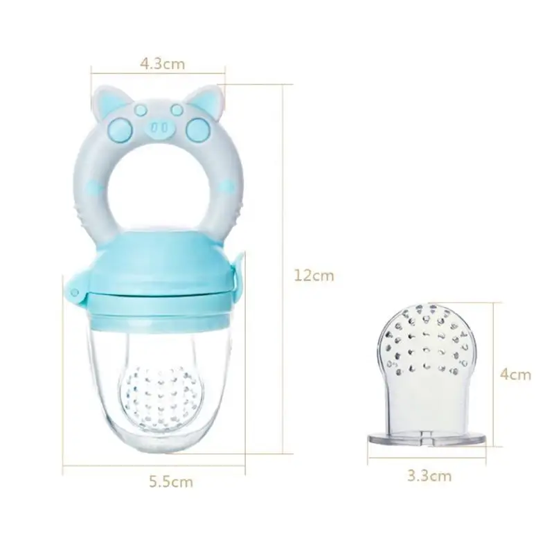 Silicone Feeder Teether 1Pcs BPA Free Material Baby Infant Teething Toys Food Fresh Fruit Feeder Pacifier