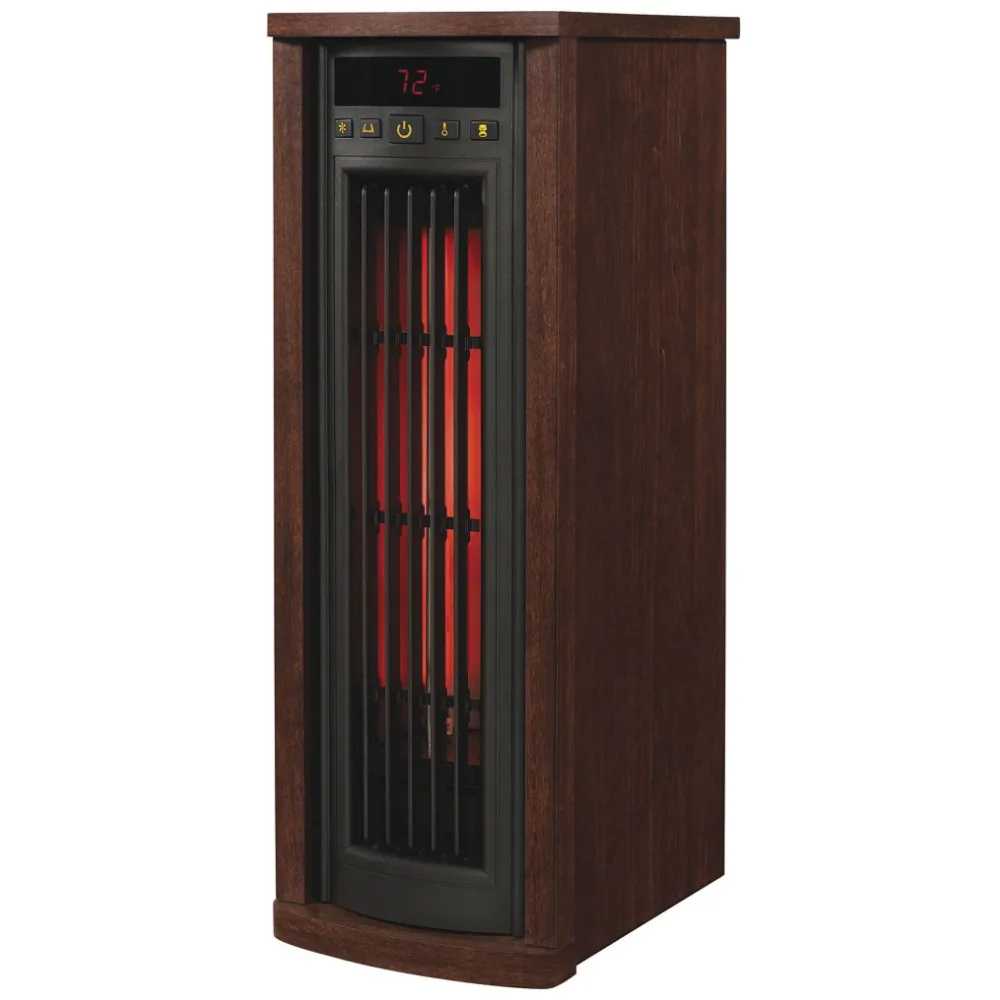 Duraflame Portable Electric Infrared Quartz Oscillating Tower Heater,  Cherry - AliExpress