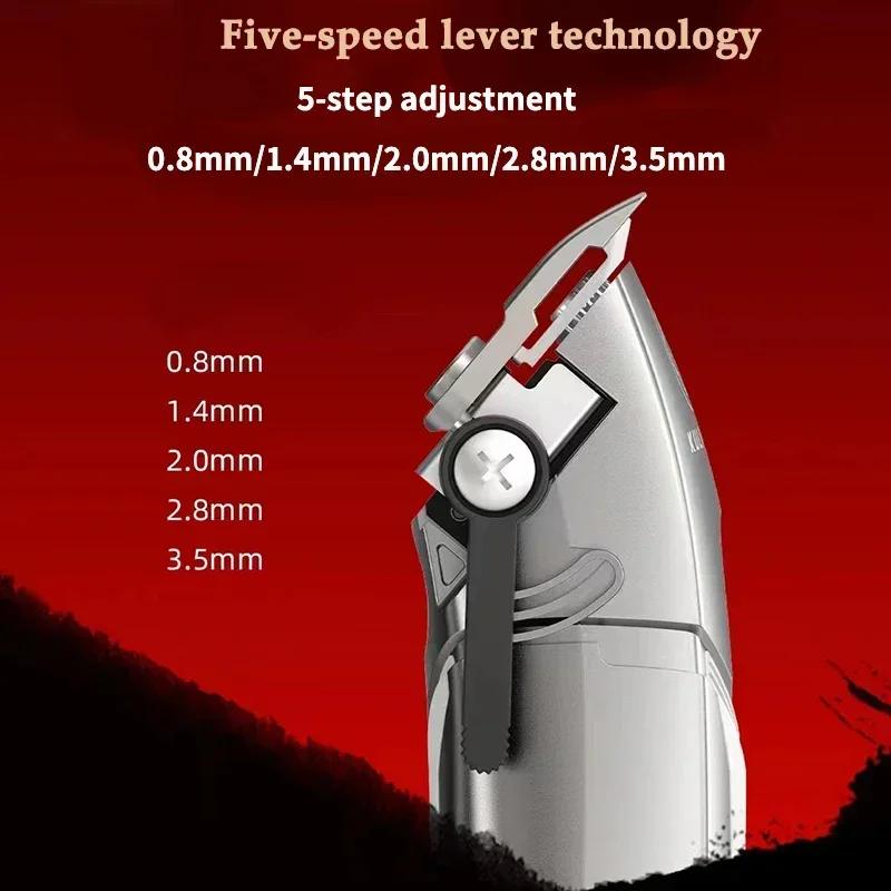 Professional Men's Hair Clipper Trimmer Wireless Barber trimmer for men Oil Head Hair Salon Madeshow Kulilang R55 R66 R77F hair clipper hair trimmer