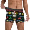 Buddy The Elf Ugly Christmas Sweater Xmas Movie Will Ferrell Man's Boxer Briefs Highly Breathable Underpants Print Shorts Gifts 4