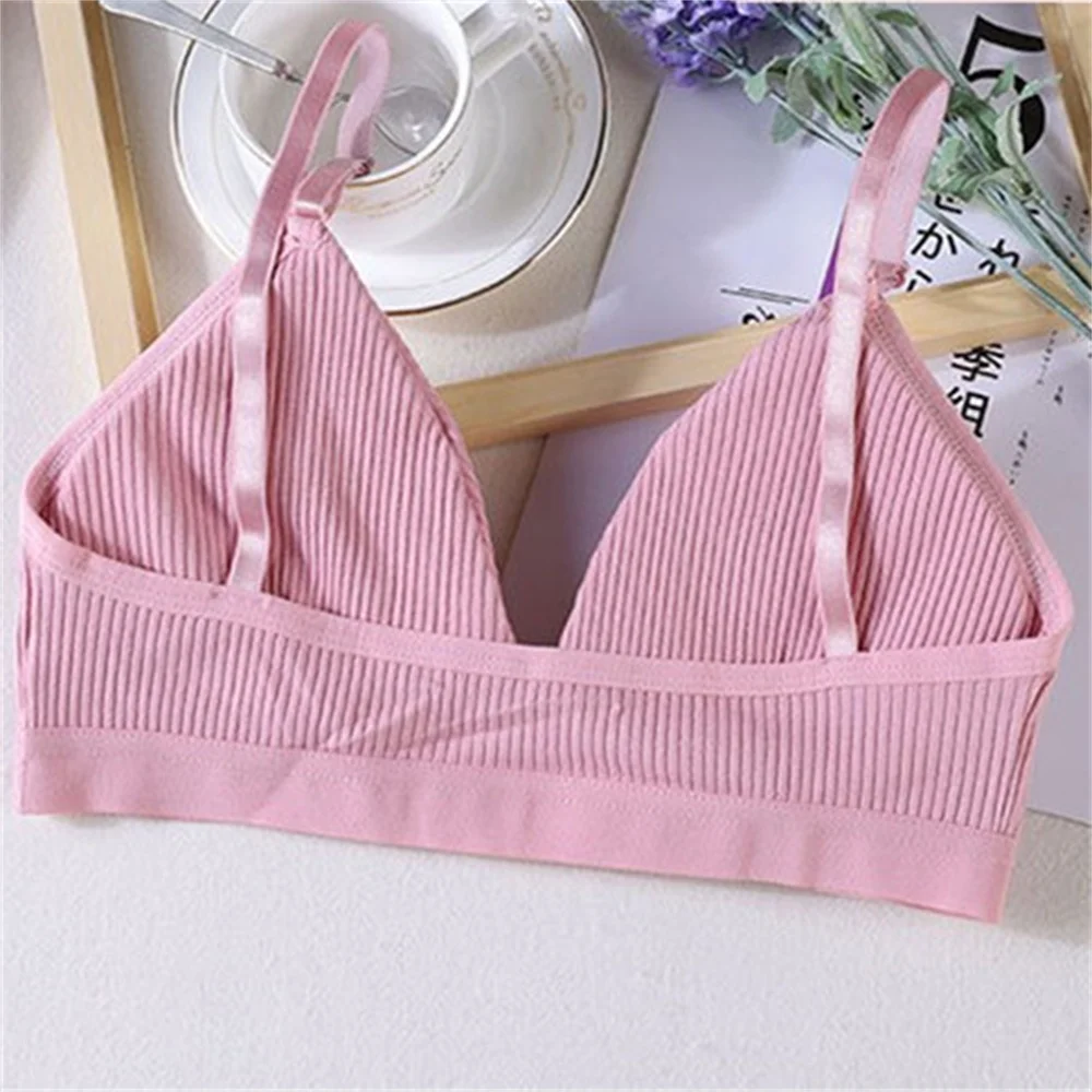 Fashion Women Padded Sports Bra Sexy Back Yoga Bra Removable Workout Bra Wireless Fitness Elastic Thin Shoulder Strap Crop Top