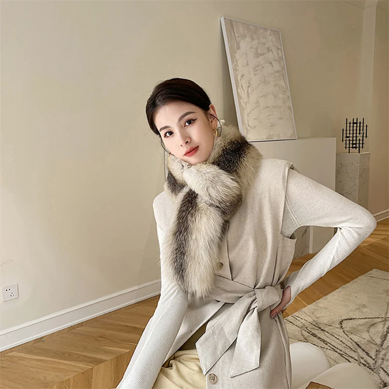 Рисунок 5 - Высококачественный женский меховой шарф