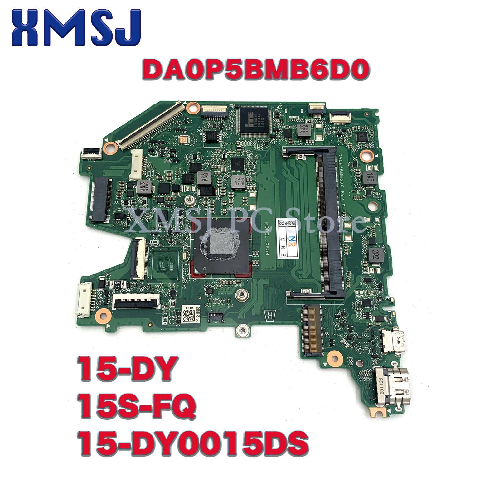 

For HP 15-DY 15S-FQ 15-DY0015DS Laptop Motherboard With Intel N4000 CPU DDR4 DA0P5BMB6D0 Mainboard 100% Full Tested