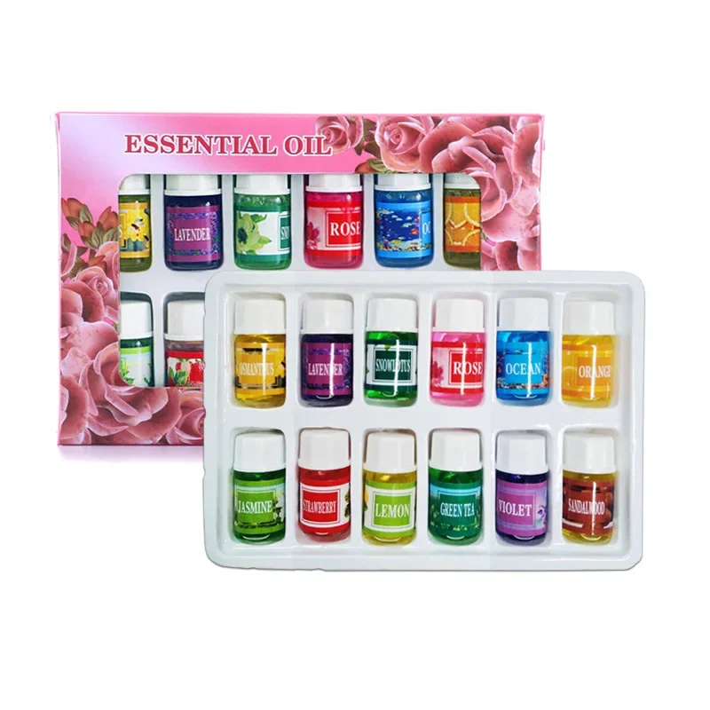 Air Freshener Natural Plant Aromatherapy Essential Oil 12PCS 3ML Air Conditioning Perfume Aroma Diffuser Fragrance Humidifier