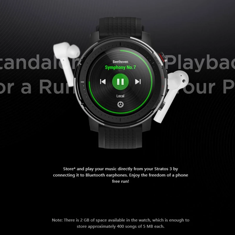  Amazfit Stratos 3 Ʈ ġ 5ATM GPS  Sportwatch 3   ƮϽ ۷ι ߿ ߱ 