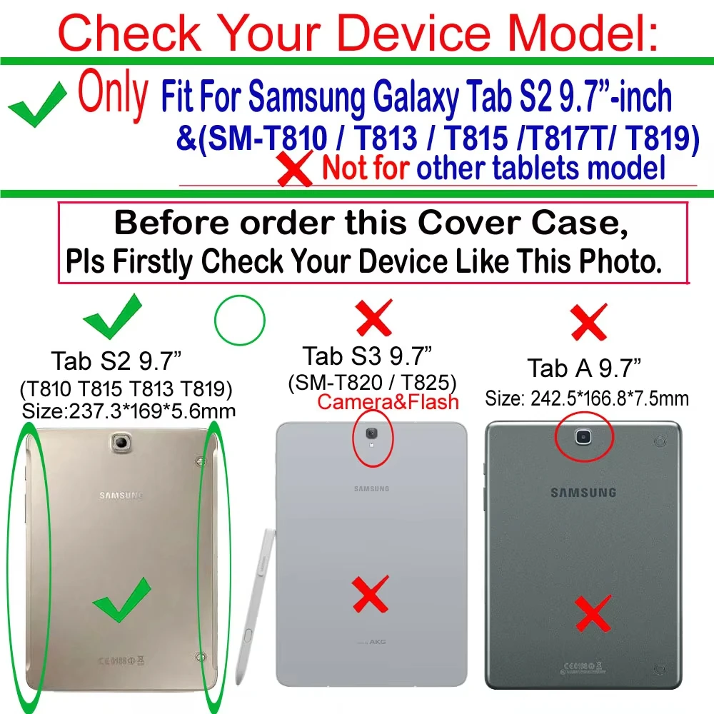 Premium 9.7-inch Tablet Protective Stand Cover with Auto Sleep/Wake Function