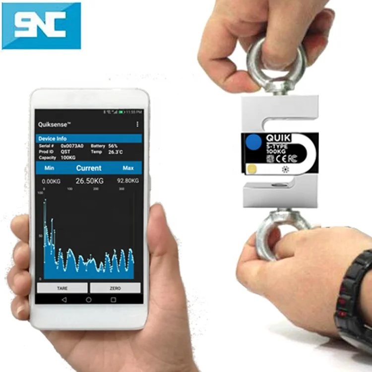 

Датчик веса QST IOT, цифровой беспроводной датчик веса S-типа с бесплатным приложением Android