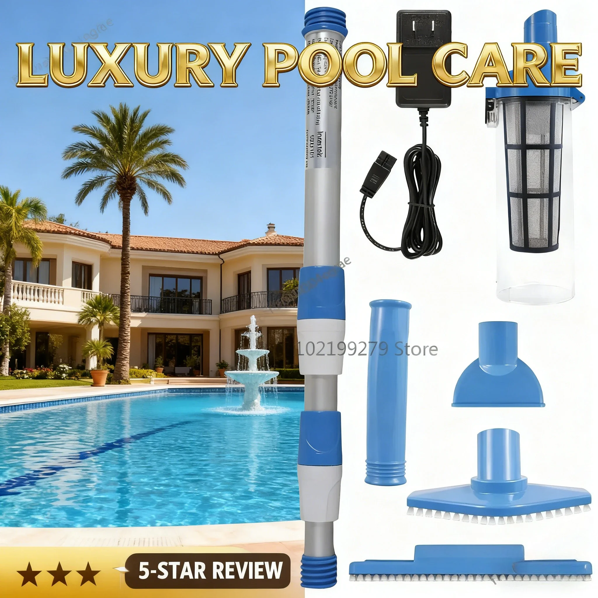NEUE Pool Staubsauger Wiederaufladbare Pool Aquarium Schwimmen Handheld Cordless Spas Whirlpools Tragbare