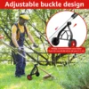 Grass Trimmer Lawn Mower Support Wheel For Weed Trimmer String Trimmer Support Wheels Attachment Wheels for Grass Eater Holder 2