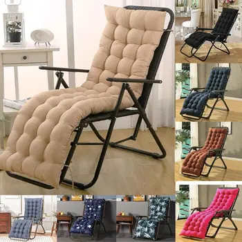 Cojín grueso de algodón para banco, cojín de reemplazo para silla basculante, para jardín y exteriores, para las cuatro estaciones