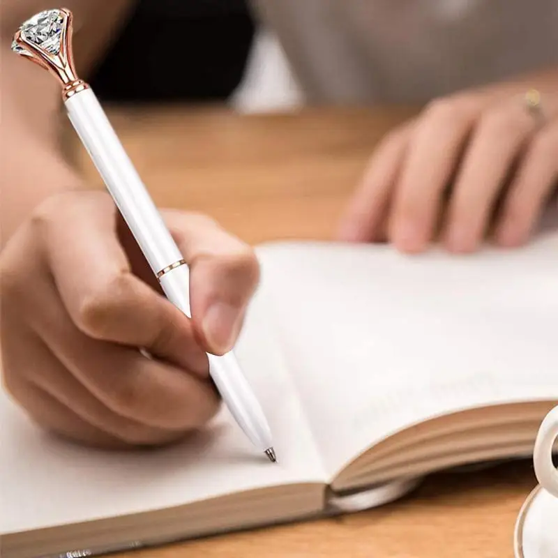Diamond Pens With Crystal Cute Ballpoint Pens Pretty Fancy Pens With Black Ink For Journaling Kids Girls Women Students Teacher