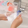5pcs Soap Bag Soft for Shower, Soap Pouch Saver with Drawstring for Foaming and Drying,Hangable - Color Random 3