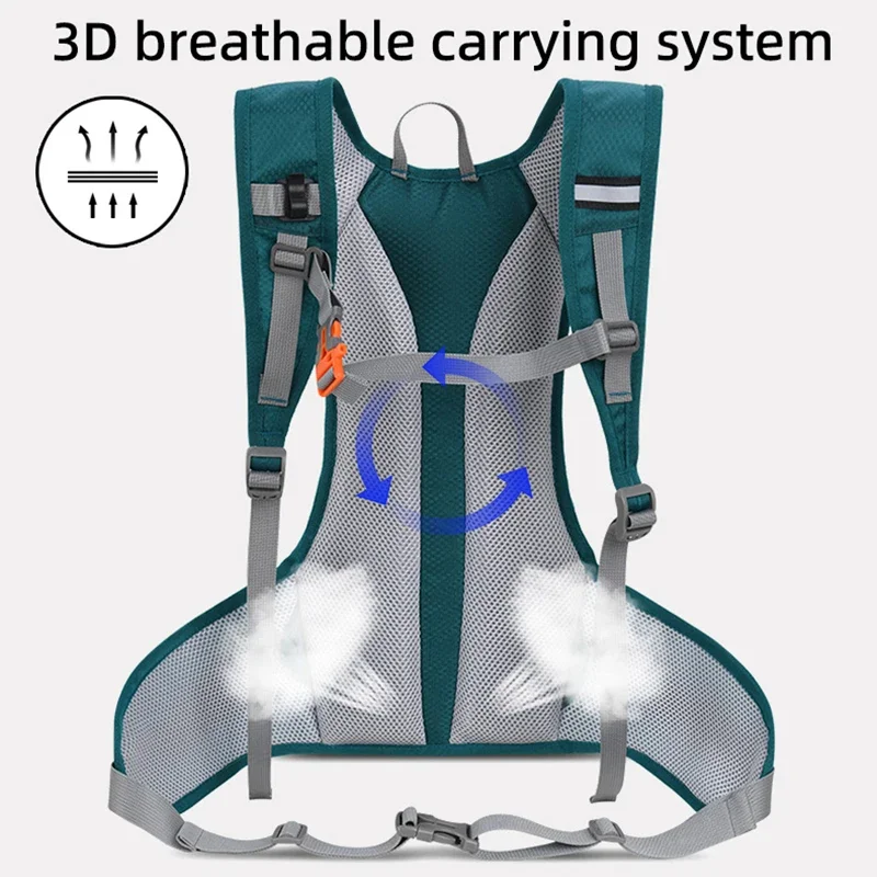 Hiking Backpack Running Backpack Bicycle Bike Cycling Backpack Waterproof Water Bag Storage Knapsack Hiking Day Pack Running Jogging Hydration Bladder Rucksack