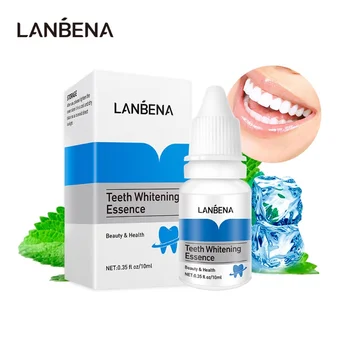 LANBENA Essenza Sbiancante per Denti, Pulizia delle Macchie di Tè, Cura Orale