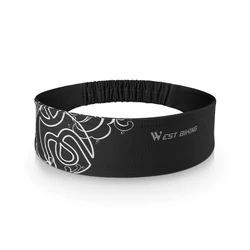 WEST BIKING Summer Sports Headband - Breathable, Anti - Sweat Bandana (B Black)