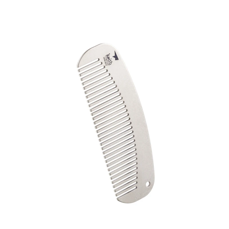 Keith Outdoor EDC Gadgets Titanium Travel Comb Anti-static Durable Hair Comb Men Hair Comb Clip for Men's Style Ti1731 5