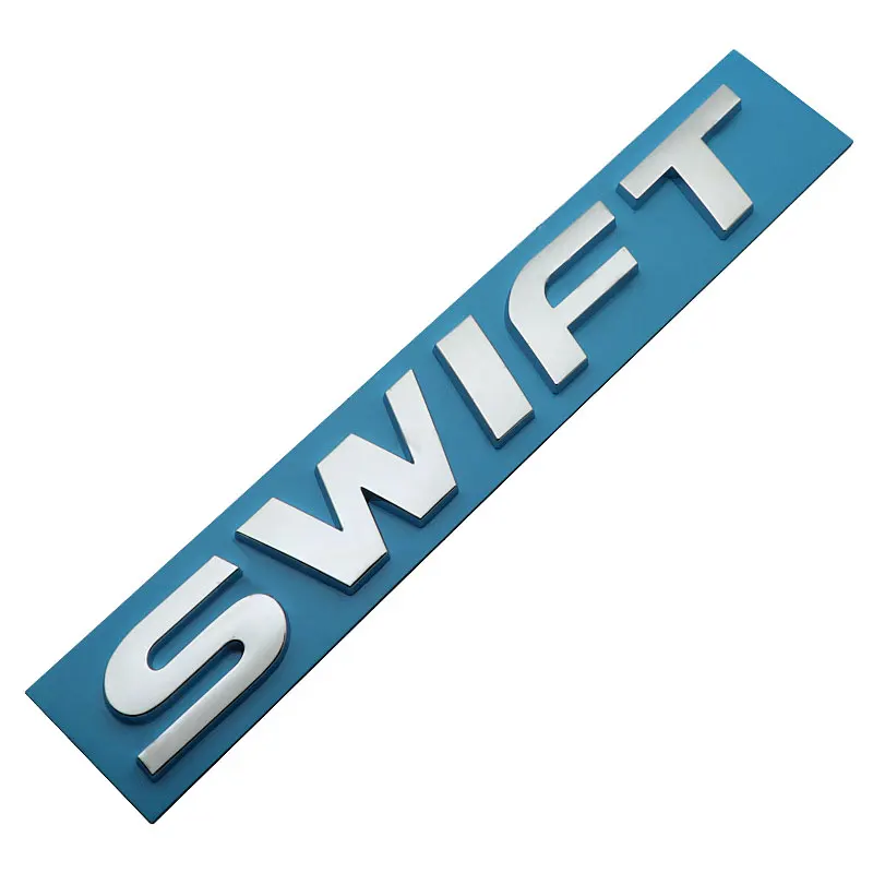 Für Swift Emblem Auto Logo Aufkleber 3D Brief Wort Hinten Stamm