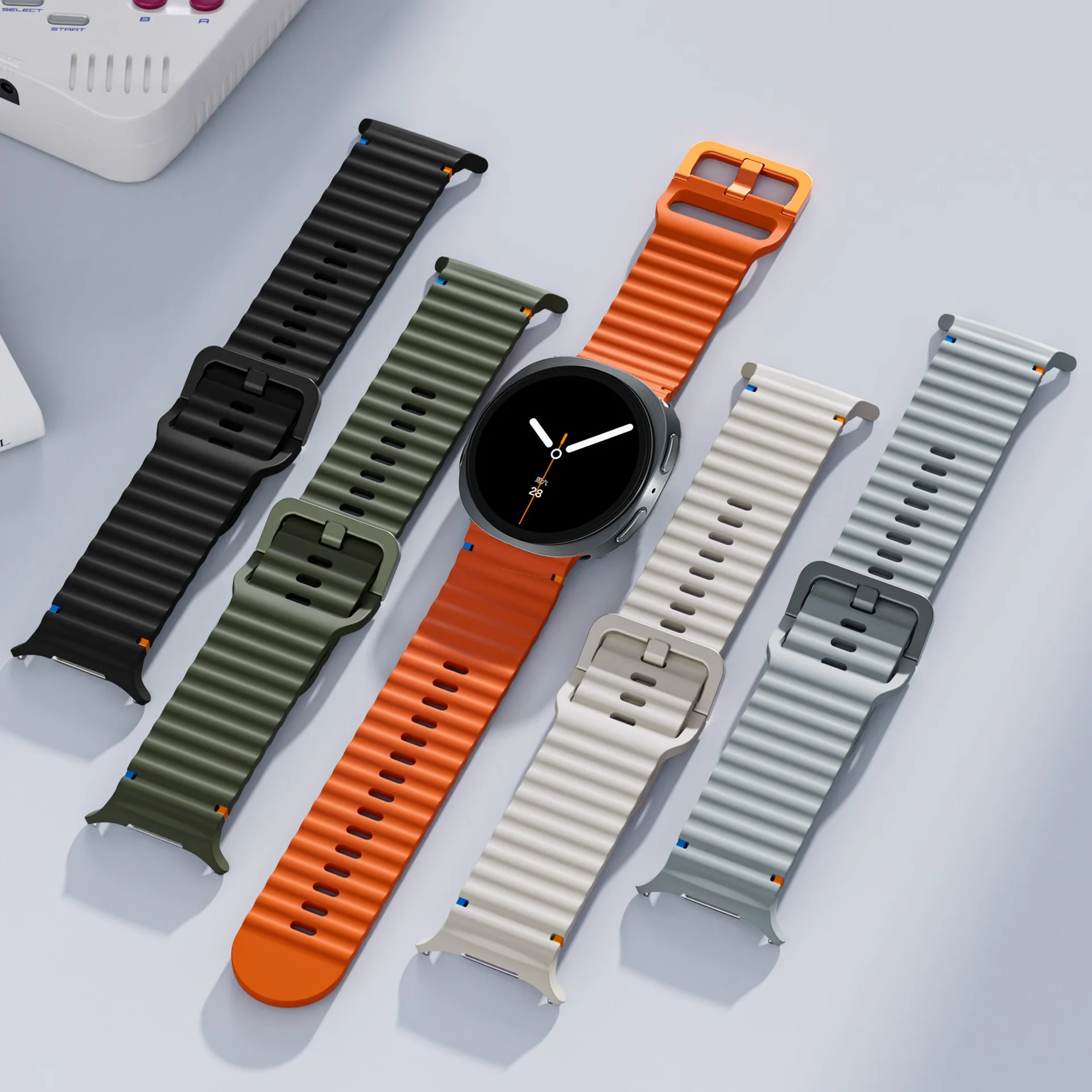 Premium Silicone Strap for Galaxy Watch - Original Bracelet Collection