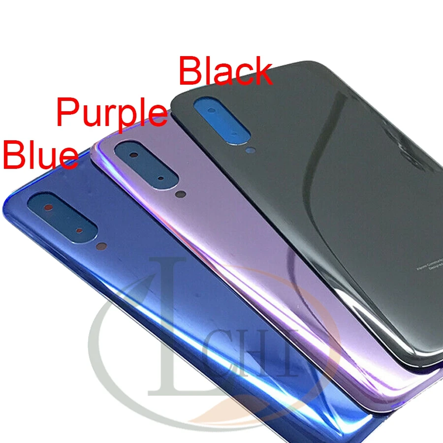 Phone Back Cover Glass Battery Cover Glass Phone Back Cover Battery Cover Back Glass Panel Rear Door Case Housing For Xiaomi Mi 9