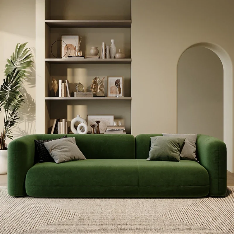 

High Back Large Sofa Modern Simple Vintage Cushion Nordic Sectional Sofa Lazy Lounge Children Salon Meuble Furniture For Room