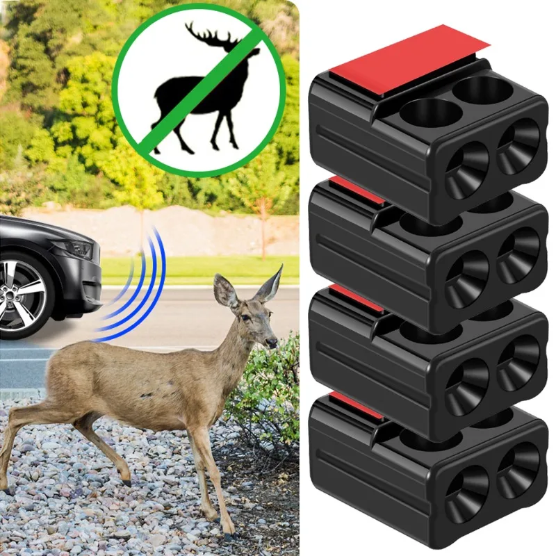 

Deer Repellers For Car Whistle Physical Ultrasonic Animal Sirens Motorcycles Trucks Outdoor Safety Alert Device Alarm Tools