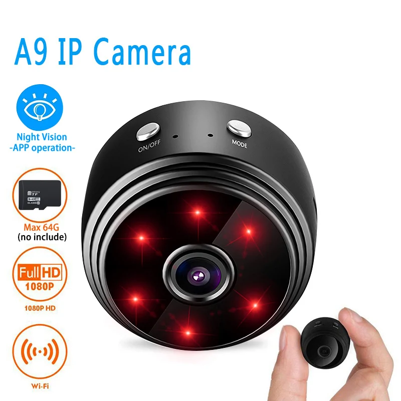 A9 HD1080p Camera WiFi Wireless Video Voice Recorder Home Camcorder