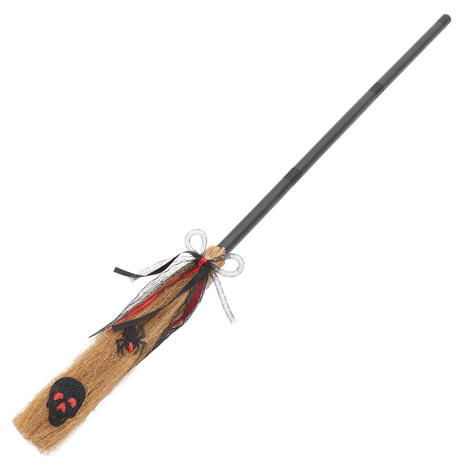 

Halloween Broom Witch Broomstick Plastic Cosplay Wizard Broomstick Halloween Witches Costume Prop Accessory Decoration Men Women