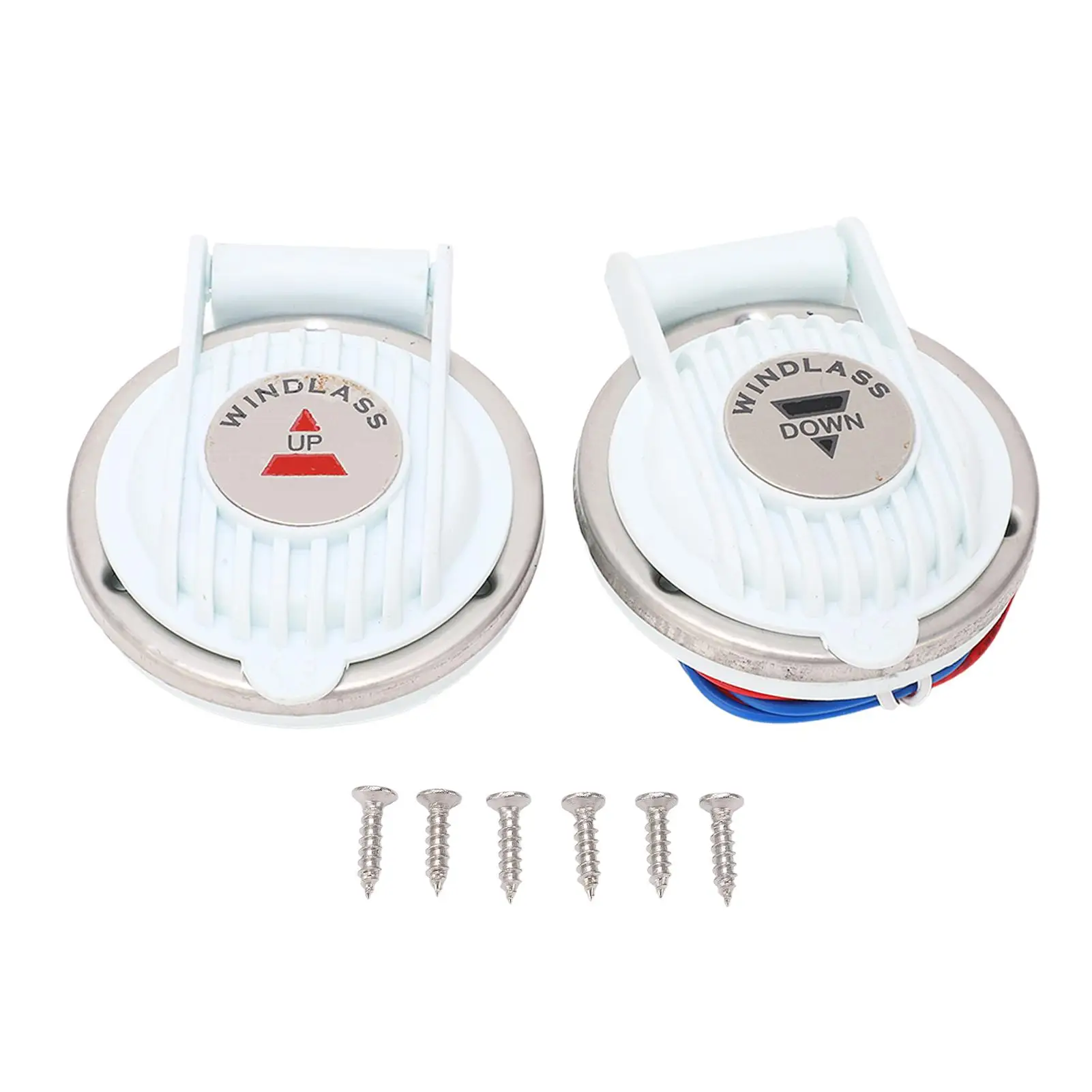 2 Pezzi Per Interruttore A Pedale Per Verricello Da Barca-Controllo Su/Giù Antiruggine