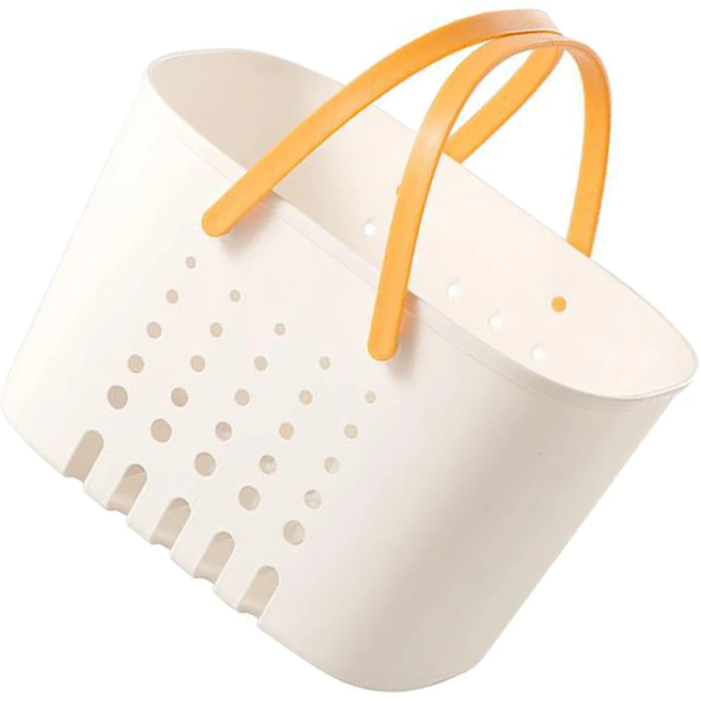 

Farmhouse Bathroom Accessories Basket Storage Baskets Plastic Tote Shower for Cleaning Supplies