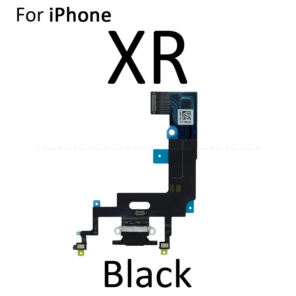 USB 충전기 플러그 충전 포트 독 커넥터 iPhone SE 2020 SE1 SE2 X XR XS Max용 플렉스 케이블(마이크 포함)