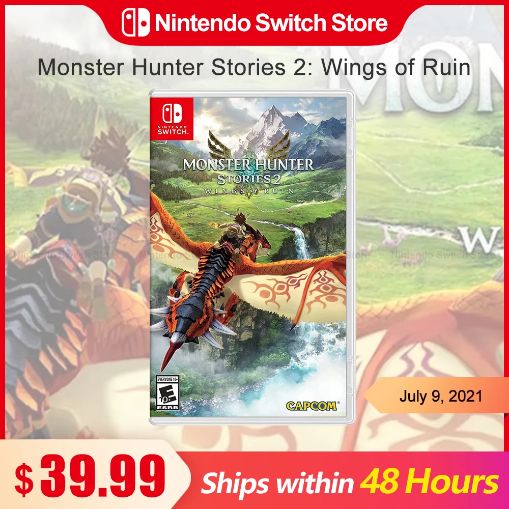 Monster Hunter Stories 2 Wings Of Rual Nintendo Switch Game Deals 100% Original Physical Game Card Rpg Genere Per Switch Oled