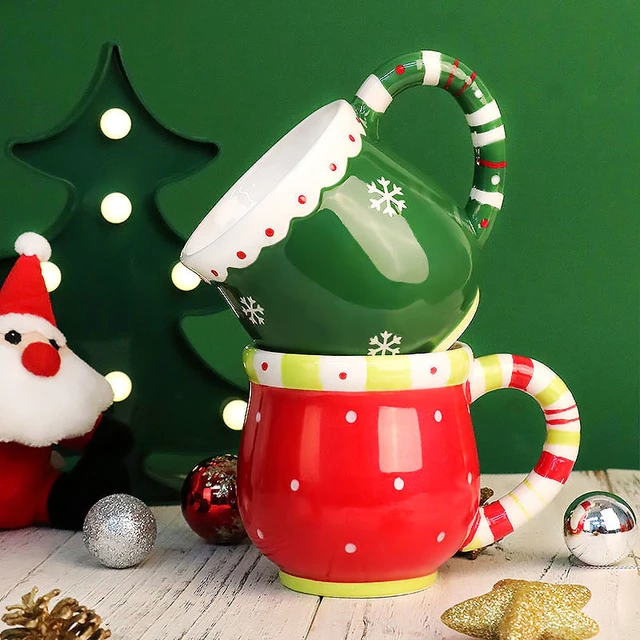 Christmas Tree Shape Mug, Christmas Shape Mug