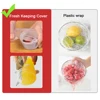 6 PCS Reusable Silicone Food Cover Stretch Lids Elastic Bowl Microwave Cover Kitchen Wrap Fresh
