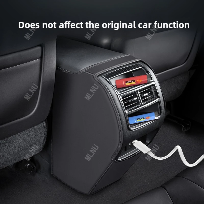 CHANGAN CS55 PLUS 액세서리용 팔걸이 박스 안티킥 패드 2025/2024 마이크로파이버 가죽 매직 테이프 충격 흡수 2020-2023