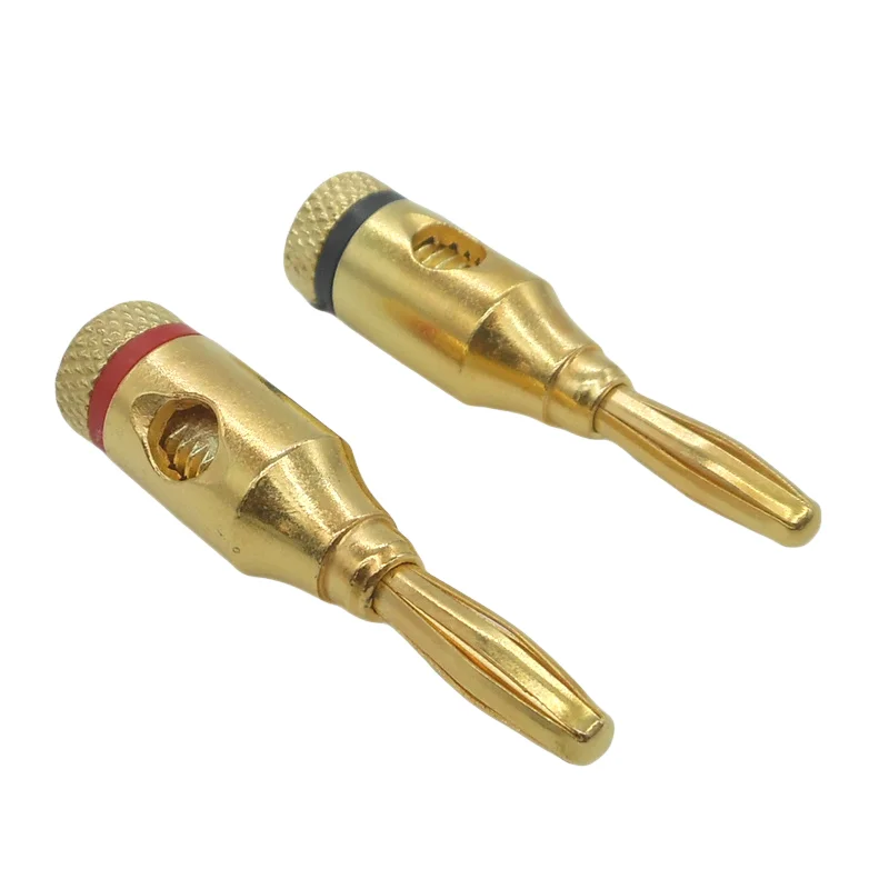 

gold-plated 4mm banana plug banana connector audio speaker audio plug speaker wire terminal terminal